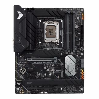 Asus TUF H670-Pro D4 Intel Socket LGA1700 ATX Gaming Motherboard | PCIe 5.0 M.2 NVMe | Intel WiFi 6, 2.5 GB Ethernet | HDMI | DisplayPort | SATA 6 Gbp/s | USB 3.2 Gen 2 | Aura Sync RGB Headers